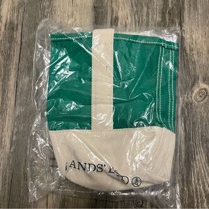 Lands End Double wine bottle tote bag